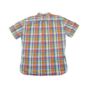 Pánská barevná kostkovaná košile značky Gant s krátkým rukávem Checked Shirt