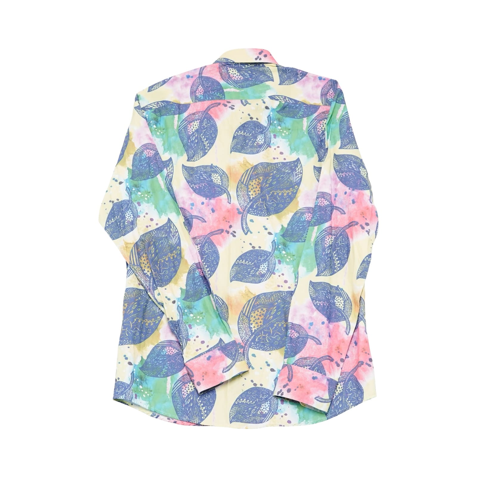 Pánská barevná vintage košile s dlouhým rukávem Gentilbay Crazy Shirt