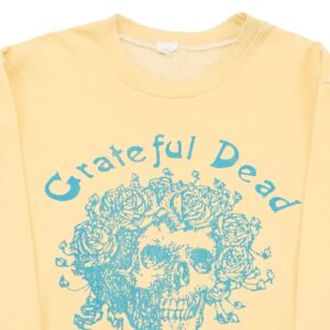 Pánský žlutý vintage crewneck s potiskem Grateful Dead z roku 1979 Yellow Crewneck
