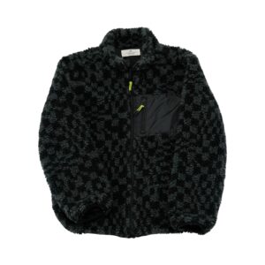 Dětská černá flísová mikina značky H&M Kids Black Fleece