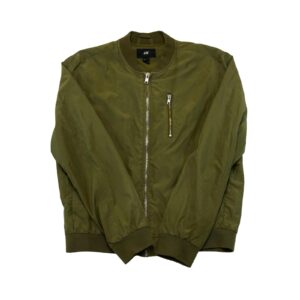 Pánská khaki bomber bunda značky H&M Khaki Bomber Jacket