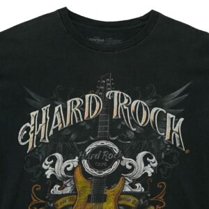 Pánské černé vintage tričko značky Hard Rock Cafe s krátkým rukávem a potiskem na přední straně Hard Rock Cafe Berlin Black T-Shirt