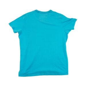 Pánské světle modré tričko značky Hollister s krátkým rukávem a nášivkou Cali na přední straně Turquoise T-Shirt