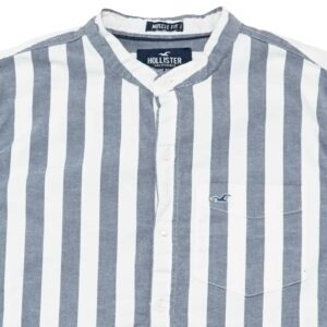 Pánská pruhovaná košile značky Hollister s krátkým rukávem Striped Shirt