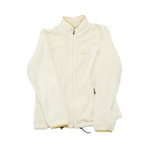 Dámská krémová flísová mikina značky Jack Wolfskin Cream Women Fleece