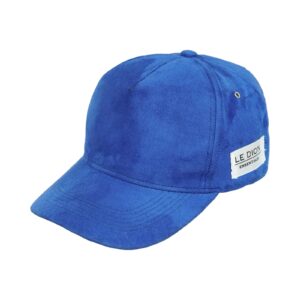Modrá kšiltovka značky Le Dion Essentials s nášivkou na boční straně Blue Cap