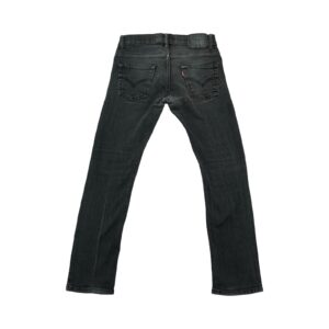 Pánské černé pružné džíny značky Levis - typ 511 s nášivkou na zadní straně.. Levis 511 Black Jeans