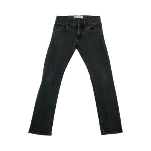 Pánské černé pružné džíny značky Levis - typ 511 s nášivkou na zadní straně.. Levis 511 Black Jeans