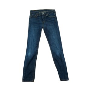 Pánské tmavě modré vintage džíny značky Levi's - typ 510 s nášivkou na zadní straně.. Levis Jeans