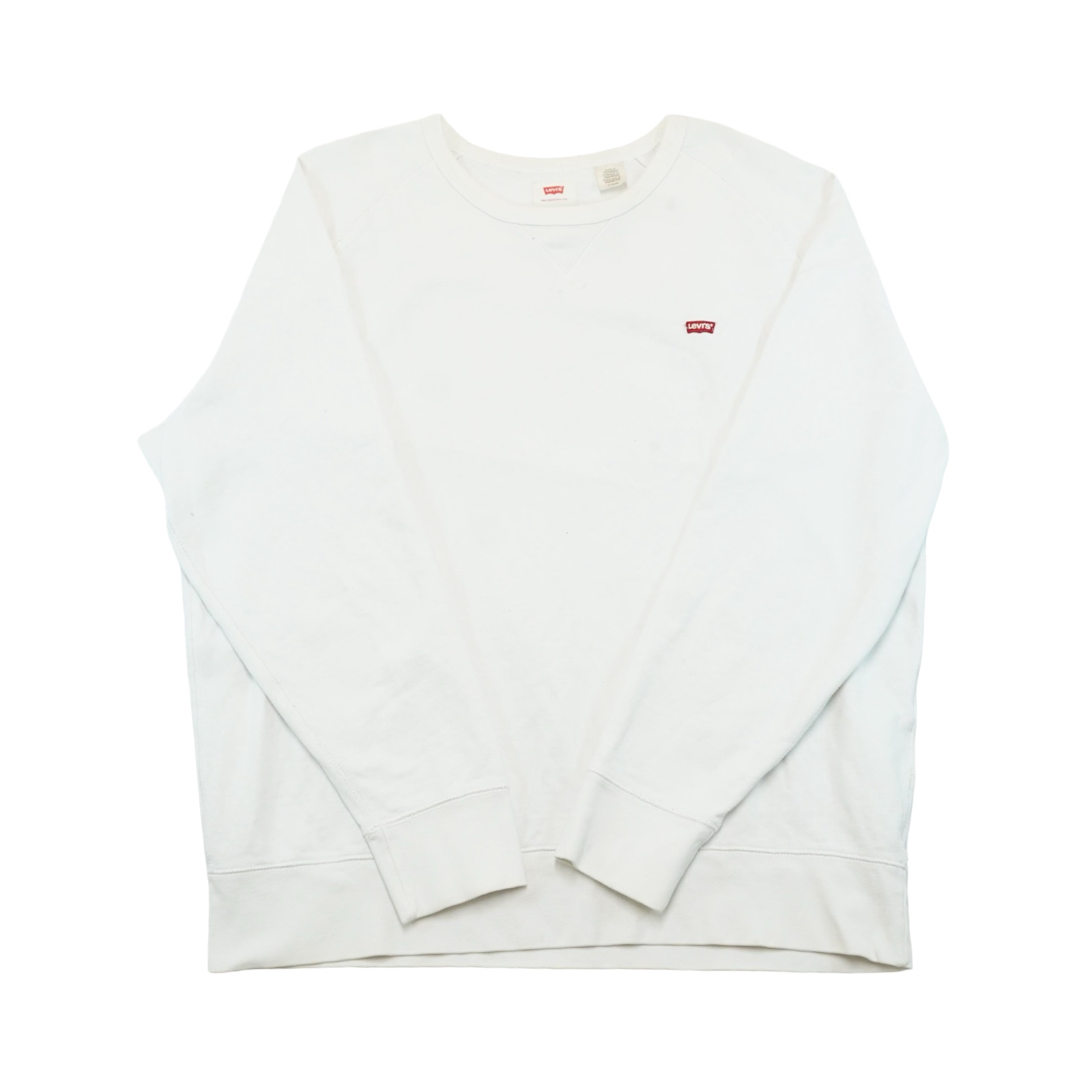 Pánský bílý crewneck značky Levi’s White Crewneck