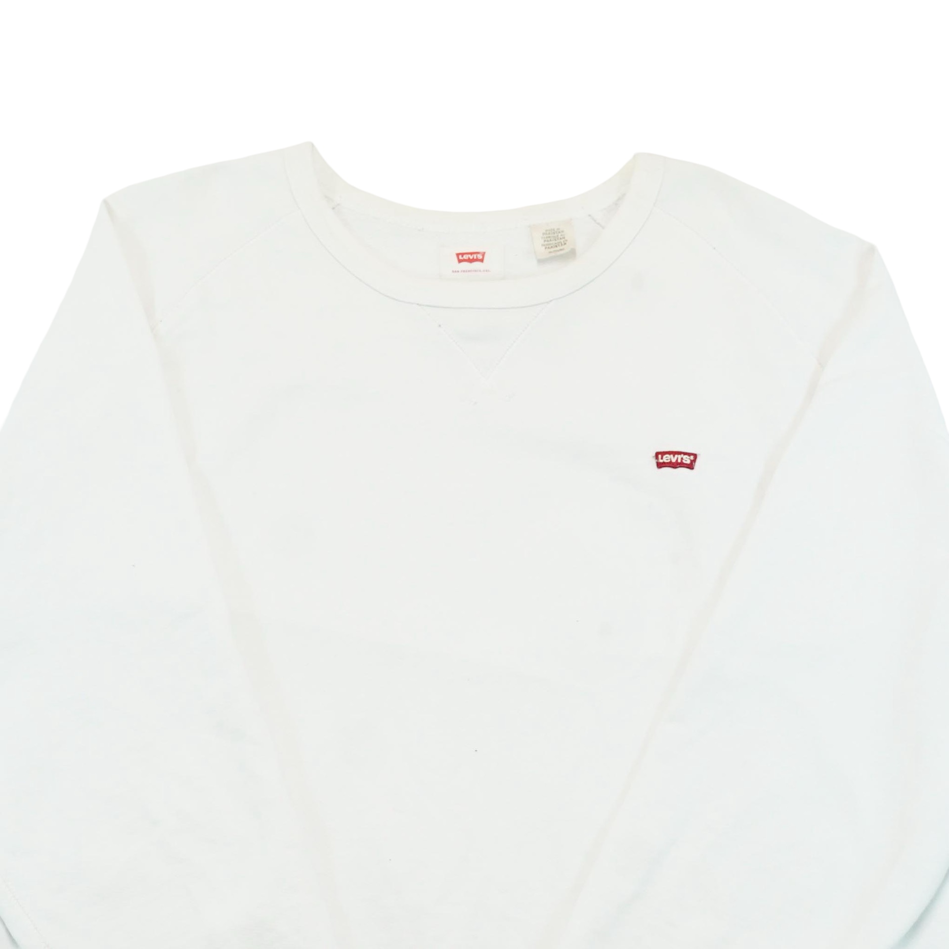 Pánský bílý crewneck značky Levi’s White Crewneck