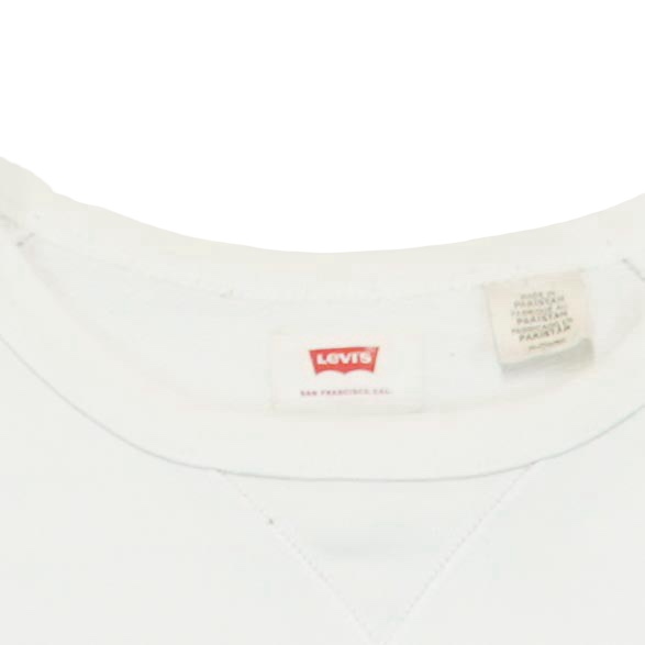 Pánský bílý crewneck značky Levi’s White Crewneck