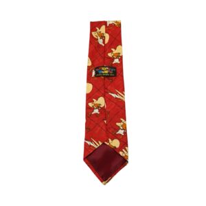 Červená vintage kravata značky Looney Tunes s motivem Speedy Gonzales Red Tie