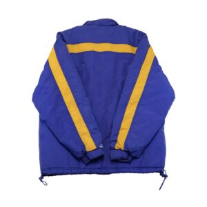 Pánská fialová vintage zimní bunda značky Logo Athletic NFL týmu Minnesota Vikings