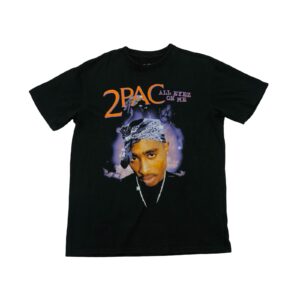 Mister Tee 2Pac Black T-Shirt. Pánské černé tričko s potiskem značky 2Pac/Tupac