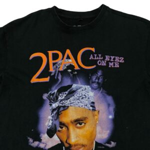 Mister Tee 2Pac Black T-Shirt. Pánské černé tričko s potiskem značky 2Pac/Tupac