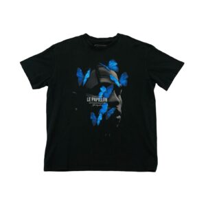 Mister Tee Travis Scott Le Papillon Black T-Shirt. Pánské černé tričko s potiskem Travis Scott značky Mister Tee.