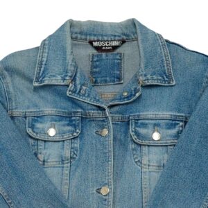 Moschino Vintage Denim Jacket. Dámská vintage džínová bunda designer značky Moschino Jeans.