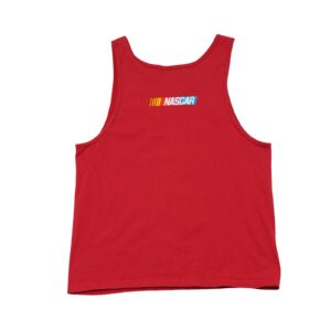 Nascar Cafe Myrtle Beach Red Tank Top. Pánské červené vintage tílko značky Nascar s potiskem na přední straně.