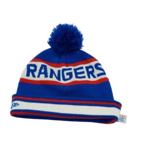 New Era Glasgow Rangers. Unisex zimní čepice značky New Era s potiskem fotbalového týmu Rangers FC. 