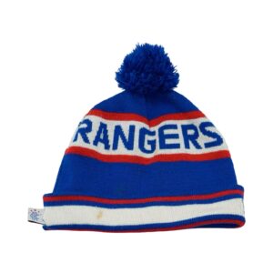 New Era Glasgow Rangers. Unisex zimní čepice značky New Era s potiskem fotbalového týmu Rangers FC. 