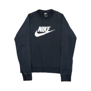 PPánský černý crewneck značky Nike s potiskem na přední straně.. Nike Black Crewneck