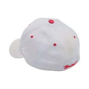 Unisex šedá vintage kšiltovka značky Zephyr the Hat s nášivkou amerického fotbalového týmu Ohio State Buckeyes  . Ohio State Buckeyes Grey Cap