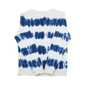 Pánský modro bílý batikovaný crewneck značky Pepe Jeans.. Pepe Jeans Tie-Dye Crewneck