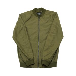 Pánská zelená khaki bomber bunda značky Pull & Bear. Pull & Bear Khaki Bomber Jacket