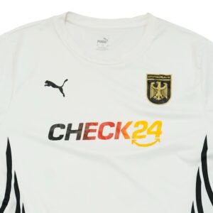 Pánský bílý fotbalový dres značky Puma s potiskem německé fotbalové reprezentace. Puma Germany White Jersey