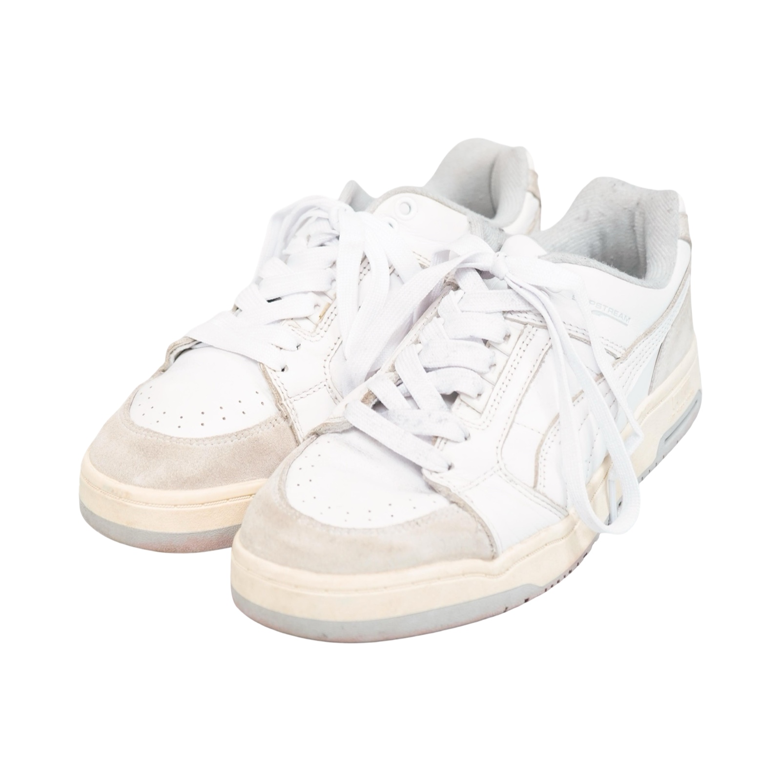 Puma bílé boty . Puma Rebound White Sneakers