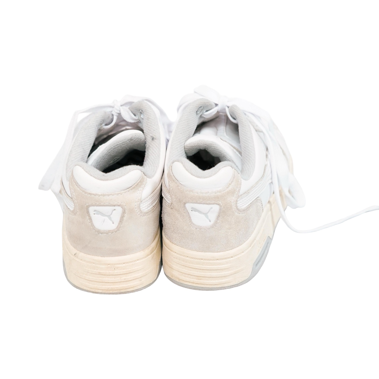 Puma bílé boty . Puma Rebound White Sneakers