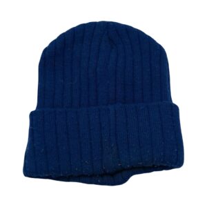 Unisex modrá vintage fotbalová zimní čepice značky Puma s nášivkou loga anglického fotbalového týmu Wolverhampton Wanderers FC. Puma Wolverhampton Wanderers Dark Blue Beanie