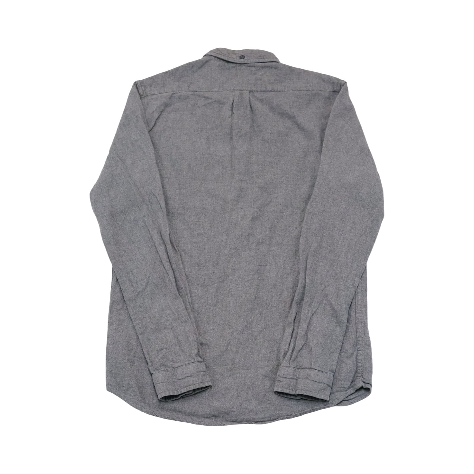 Pánská šedá košile značky Quiksilver s nášivkou loga na přední straně.. Quiksilver Grey Shirt
