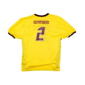 Pánský žlutý vintage dres s krátkým rukávem a potiskem z obou stran.. Rays Yellow Jersey