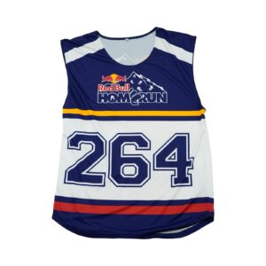 Pánský modrý basketbalový dres s potiskem Red Bull z obou stran.. Redbull Homerun 264 Jersey Pánský modrý basketbalový dres s potiskem Red Bull z obou stran.. Redbull Homerun 264 Jersey