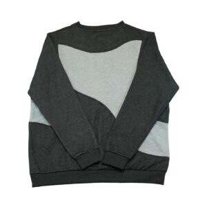 Pánský šedý vintage reworked crewneck značky Reebok s nášivkou loga na přední straně Grey Vintage Crewneck