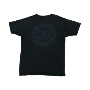 Pánské černé vintage tričko značky Fruit of the Loom s krátkým rukávem a potiskem Saltatio Mortis z obou stran Black Vintage T-Shirt