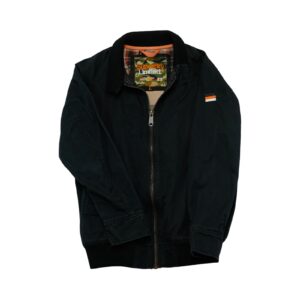 Pánská černá harrimgton bunda značky Super Dry.. Superdry Black Bomber Jacket . Pánská černá harrimgton bunda značky Super Dry.. Superdry Black Bomber Jacket .