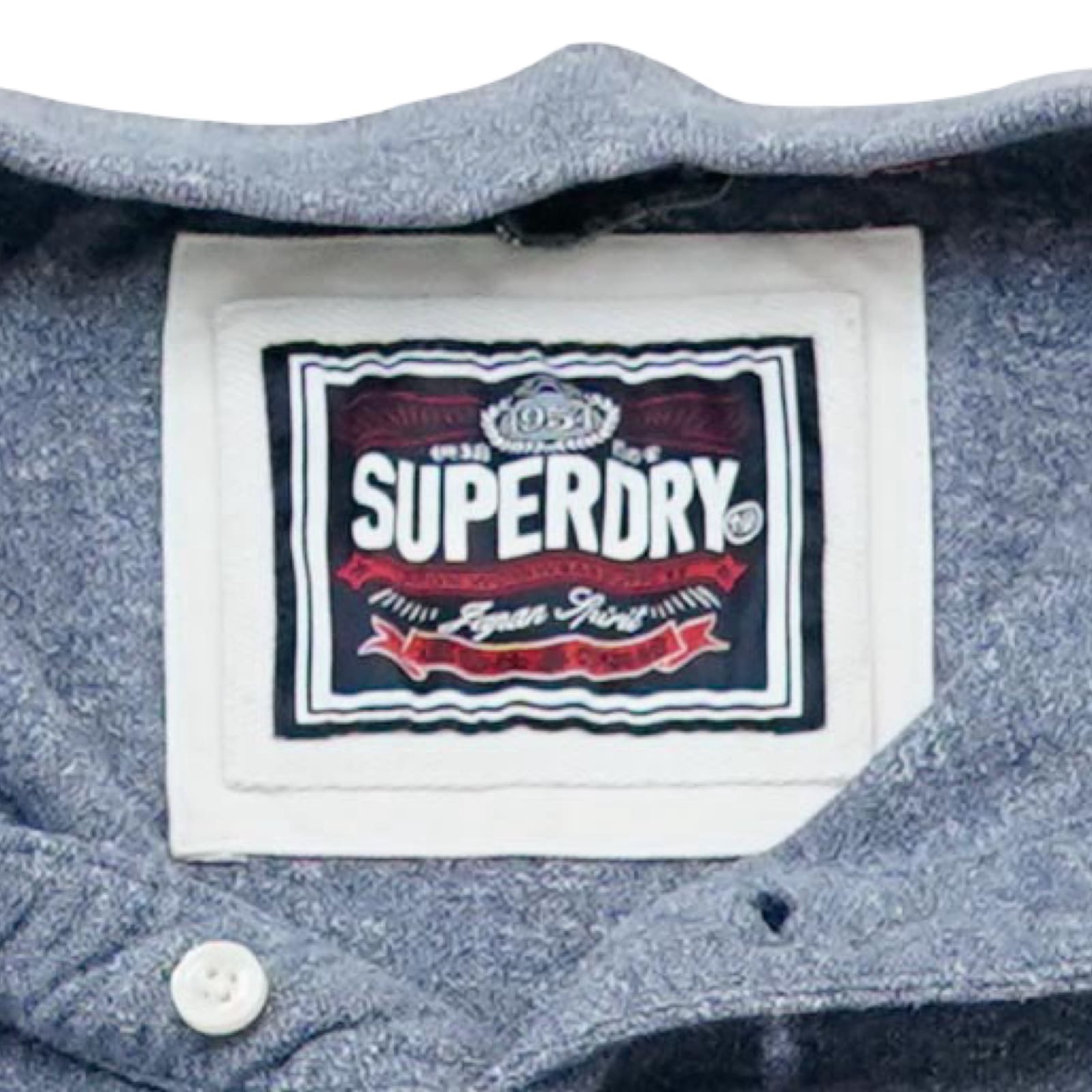 Pánské modré polo tričko značky SuperDry s krátkým rukávem a nášivkou loga.. Superdry Blue Polo Shirt