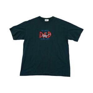 Pánské tmavě modré vintage tričko s krátkým rukávem a nášivkou The Coolest Dad na přední straně.. The Coolest Dad T-Shirt