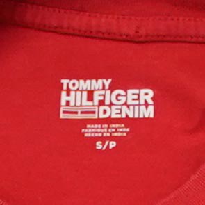 Dámské červeno bílé oversized tričko značky Tommy Hilfiger s krátkým rukávem.. Tommy Hilfiger Rowing Team White T-Shirt