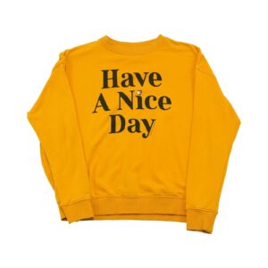 Pánský oranžový crewneck značky Tommy Hilfiger s potiskem na přední straně.. Tommy Jeans Orange Crewneck. Pánský oranžový crewneck značky Tommy Hilfiger s potiskem na přední straně.. Tommy Jeans Orange Crewneck.