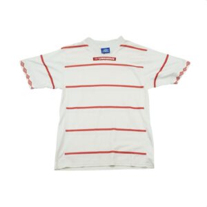 Umbro White Striped Vintage Football Jersey