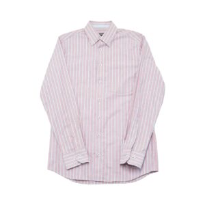 Pánská růžová pruhovaná košile značky Walbusch.. Walbusch Pink Striped Shirt