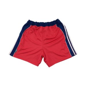 Pánské červené vintage kraťasy značky Adidas s motivem německého fotbalového týmu Bayern München Red Vintage Shorts