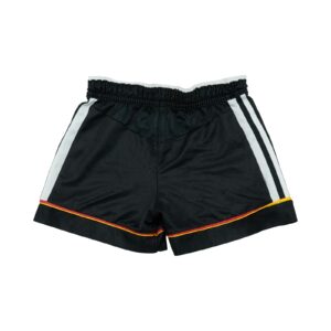 Dámské černé vintage kraťasy značky Adidas s motivem německé fotbalové reprezentace Germany Black Women Vintage Shorts