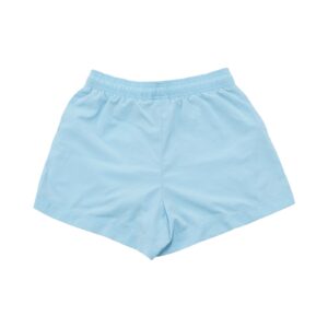 Dámské světle modré kraťasy značky Adidas s malou nášivkou na přední straně Light Blue Women Shorts