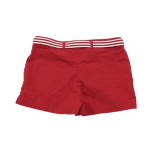 Dámské červené kraťasy značky Adidas s nášovkou na přední straně Red Women Shorts