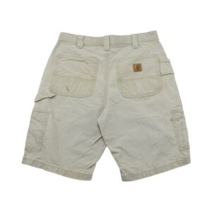Pánské béžové kraťasy značky Carhartt s malou nášivkou na zadní straně Beige Shorts
